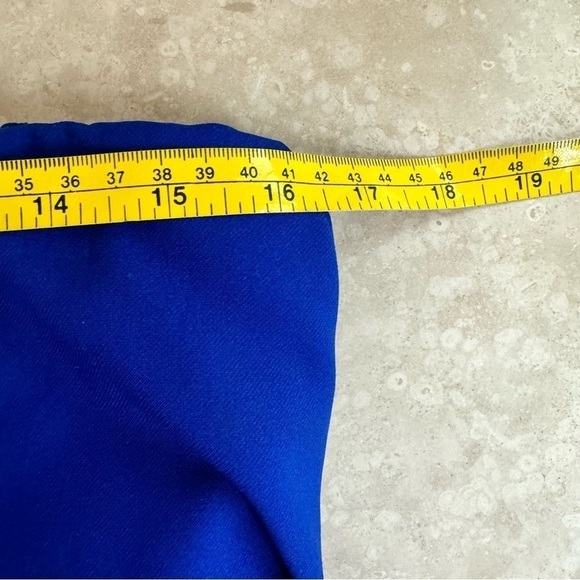 Jay Godrey Viola Strapless Cocktail Party Mini Dress Cobalt Blue Womens Size 4 - Picture 11 of 15